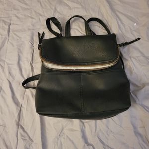 Black, Back Pack Purse